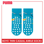 Puma Boys' Gripper Anti Slip Thin Casual Ankle Socks 1 pair PBCR632