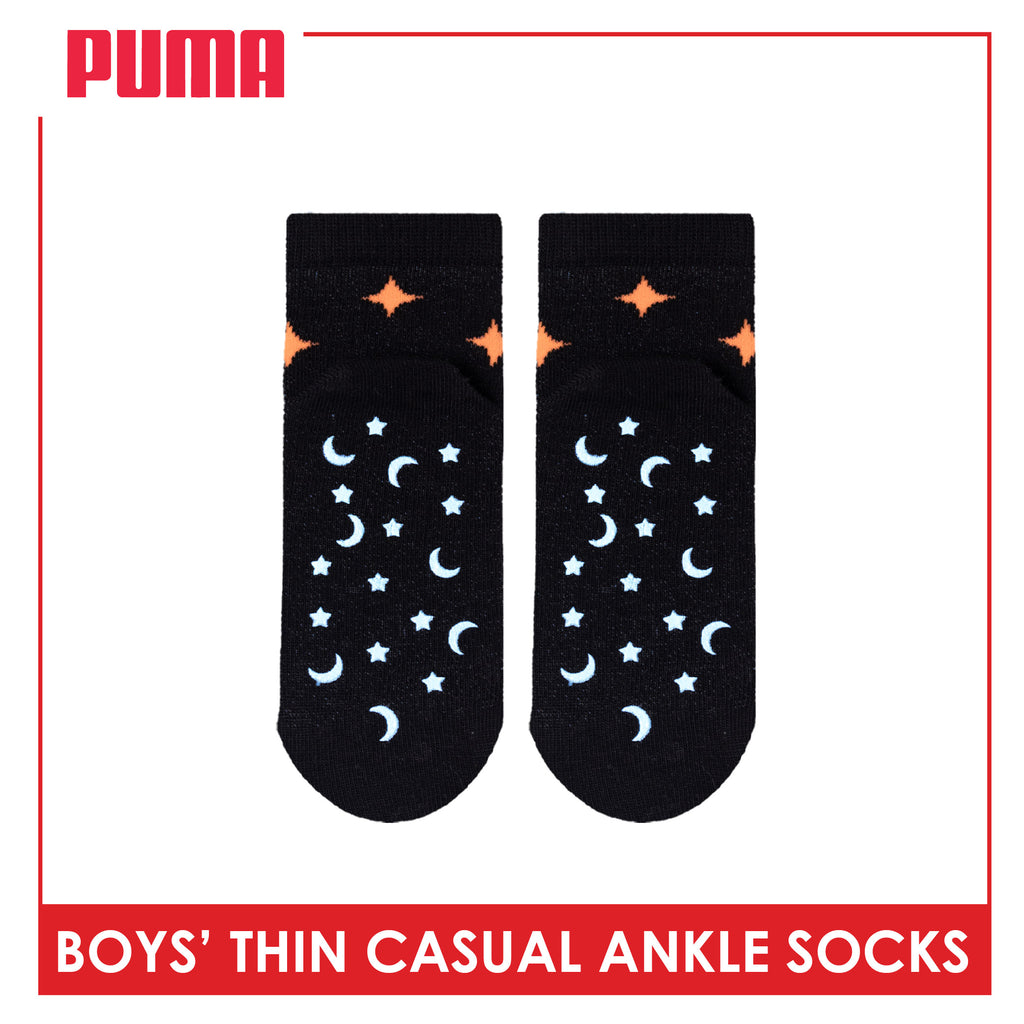 Puma Boys' Gripper Anti Slip Thin Casual Ankle Socks 1 pair PBCR633