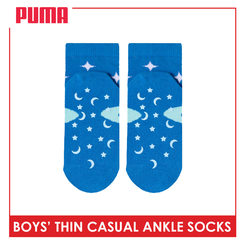 Puma Boys' Gripper Anti Slip Thin Casual Ankle Socks 1 pair PBCR633
