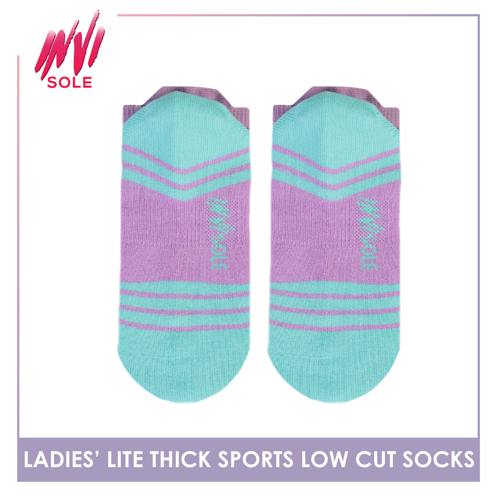 Burlington Ladies’ Invisole Lite Thick Sports Low Cut Socks 1 pair XLVS611