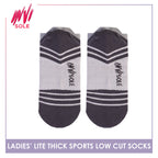Burlington Ladies’ Invisole Lite Thick Sports Low Cut Socks 1 pair XLVS611