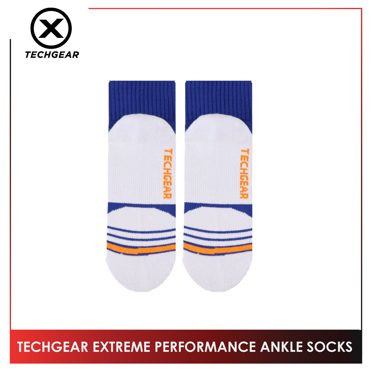 Burlington Men’s Sports Techgear Extreme Performance (Running) Ankle Socks 1 pair TGMX631