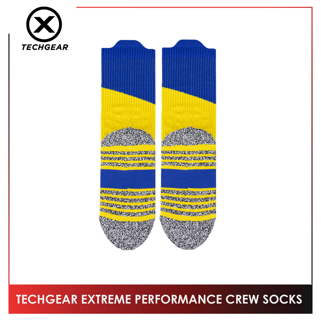 Burlington Men’s Sports Techgear Extreme Performance (Basketball) Crew Socks 1 pair TGMX633