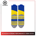 Burlington Men’s Sports Techgear Extreme Performance (Basketball) Crew Socks 1 pair TGMX633