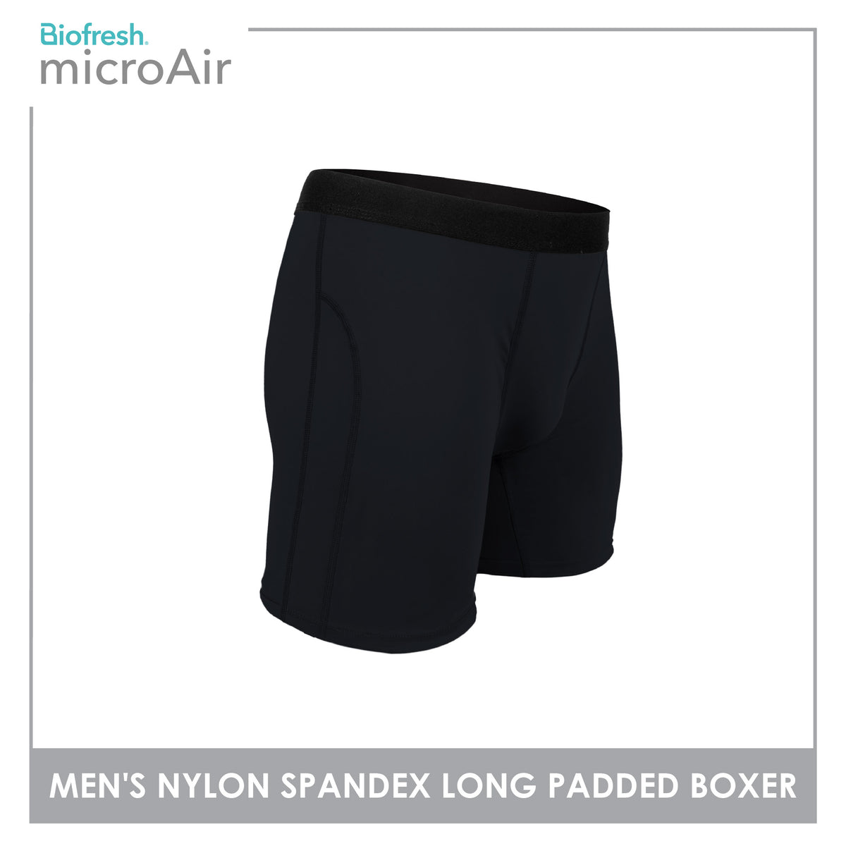 Biofresh Microair Men's Nylon Spandex Long Padded Boxer 1 piece MUMBB611