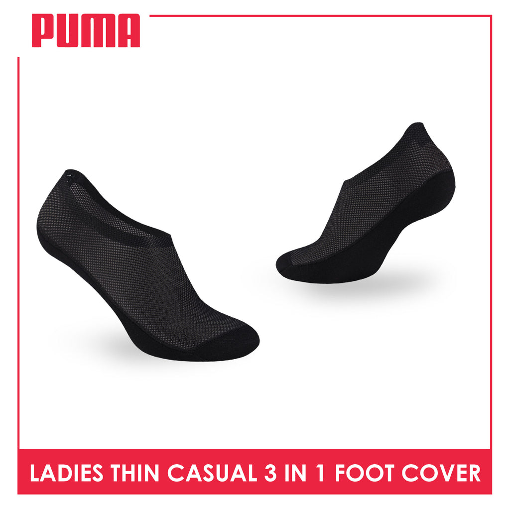 Puma Ladies’ Thin Casual Foot Cover Mesh 3 pairs in a pack PLCFG631