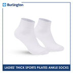 Burlington Ladies’ Pilates Thick Sports Ankle Socks 1 pair BLGS631