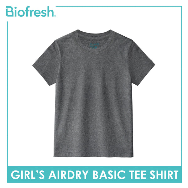 Biofresh Active Kids Girls AirDry Basic Tee Shirt 1 piece MUGSR531