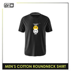 Dri Plus Men’s Anti-Odor Sweat Wicking Cotton The Good Evil Roundneck Shirt 1 piece DUMSRC612