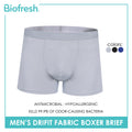 Biofresh Men's Antimicrobial Drifit Boxer Brief 1 piece UMBBFS6 (Limited Time Offer)