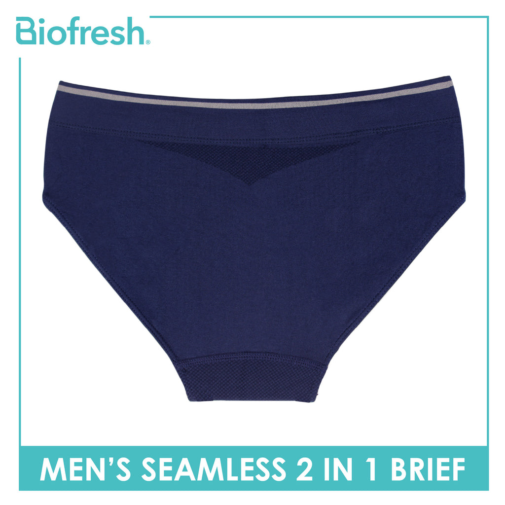 Biofresh Men's OVERRUNS Seamless Classic Brief 2 pieces in a pack UMBCSGCO1