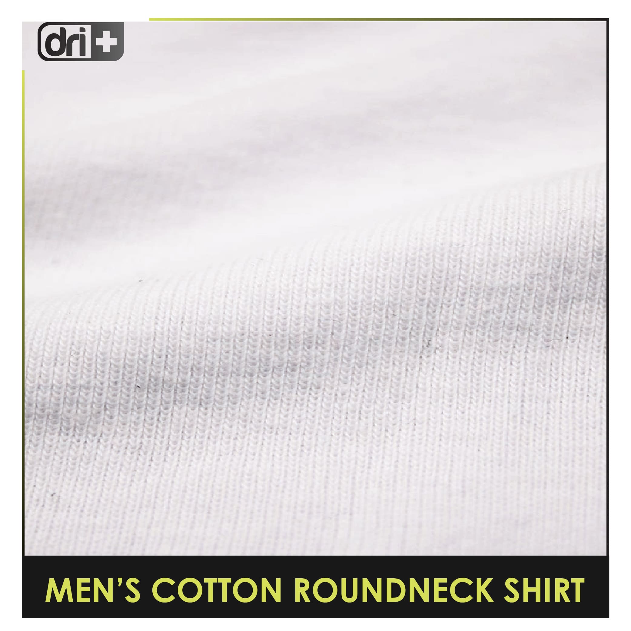 Dri Plus Men’s Anti-Odor Sweat Wicking Cotton The Good Evil Roundneck Shirt 1 piece DUMSRC612