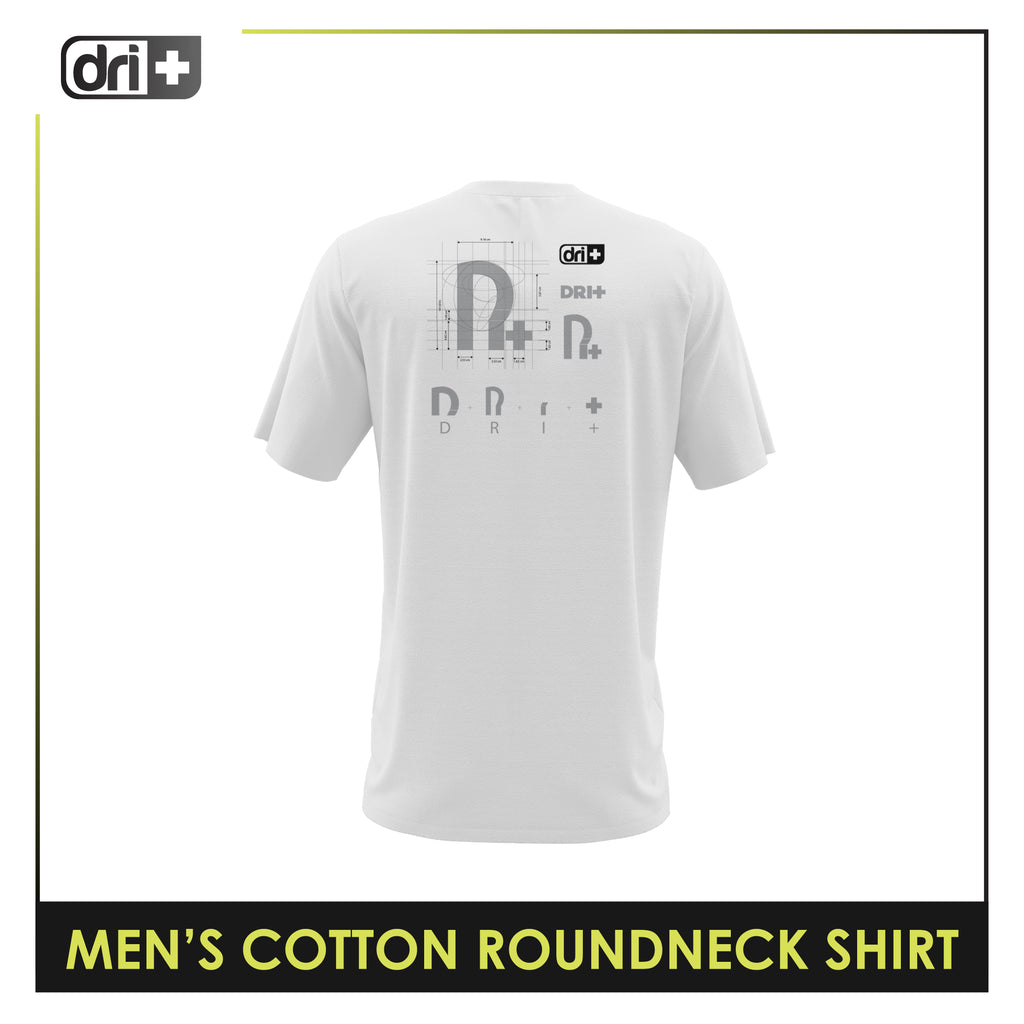Dri Plus Men’s Anti-Odor Sweat Wicking Cotton The Logo Icon Roundneck Shirt 1 piece DUMSRC533