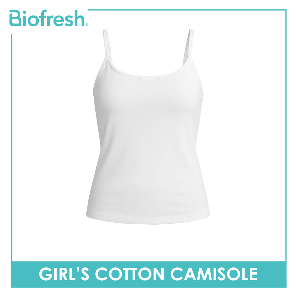 Biofresh Girls' Antimicrobial Cotton Padded Camisole 1 piece UGSC4201