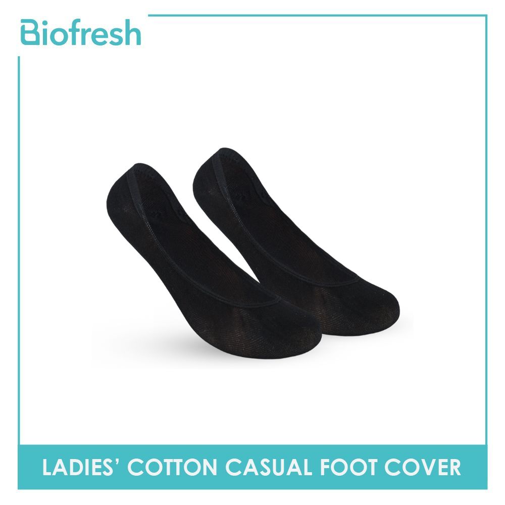 Biofresh Ladies' Sweat Absorbent No Show Lite Thin Casual Socks 3 pairs in a pack RLFG1