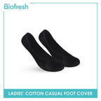 Biofresh Ladies' Sweat Absorbent No Show Lite Thin Casual Socks 3 pairs in a pack RLFG1
