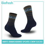 Biofresh Men's Antimicrobial Cotton Extreme Performance Ankle Socks 3 pairs in a pack RMSEG4402