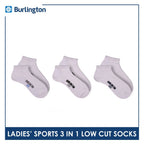 Burlington Ladies' OVERRUNS Cotton Thick Sports Socks 3 pairs in a pack BLSCO1