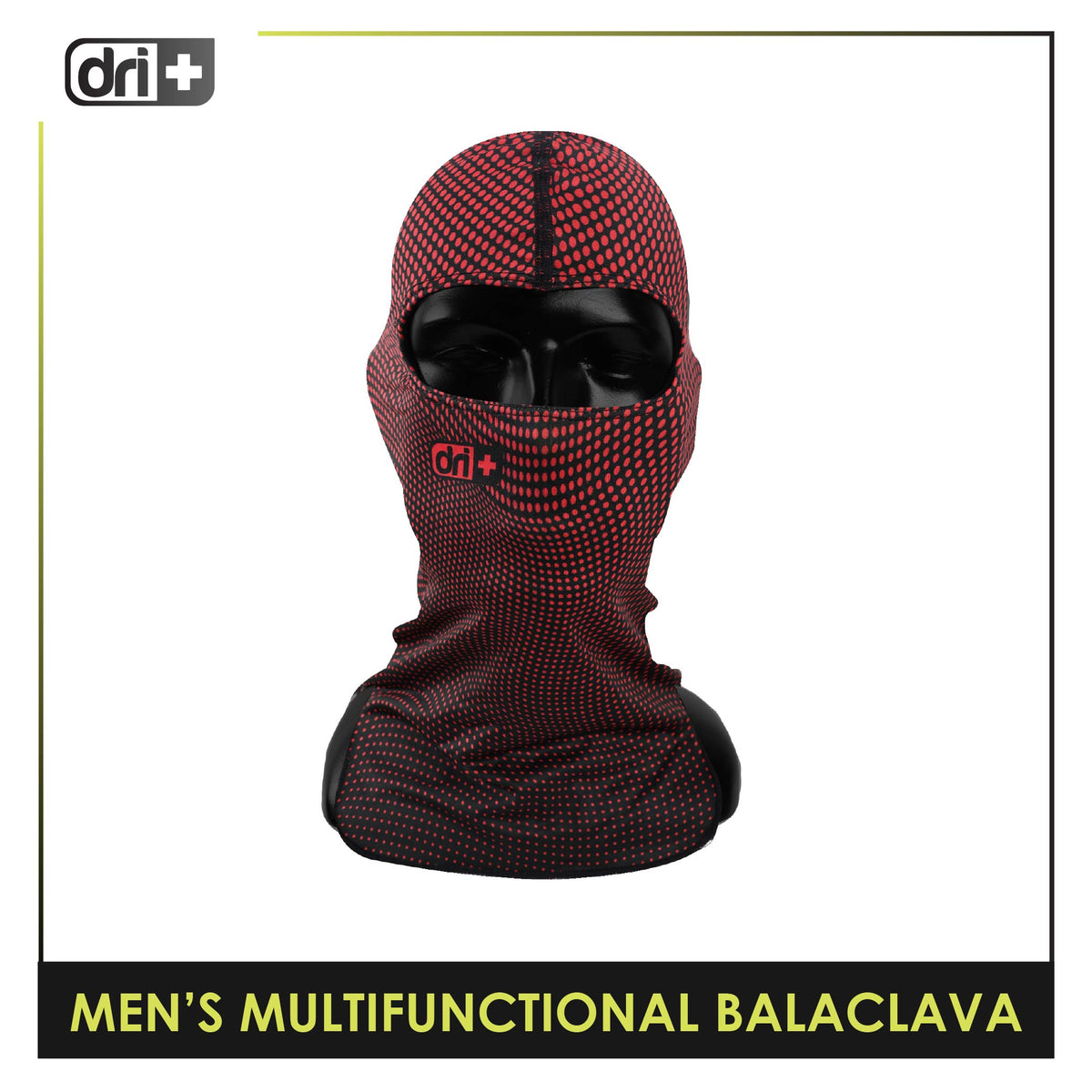 Dri Plus Men's Mirage Multifunctional Moisture Wicking Balaclava 1 piece DUMB624