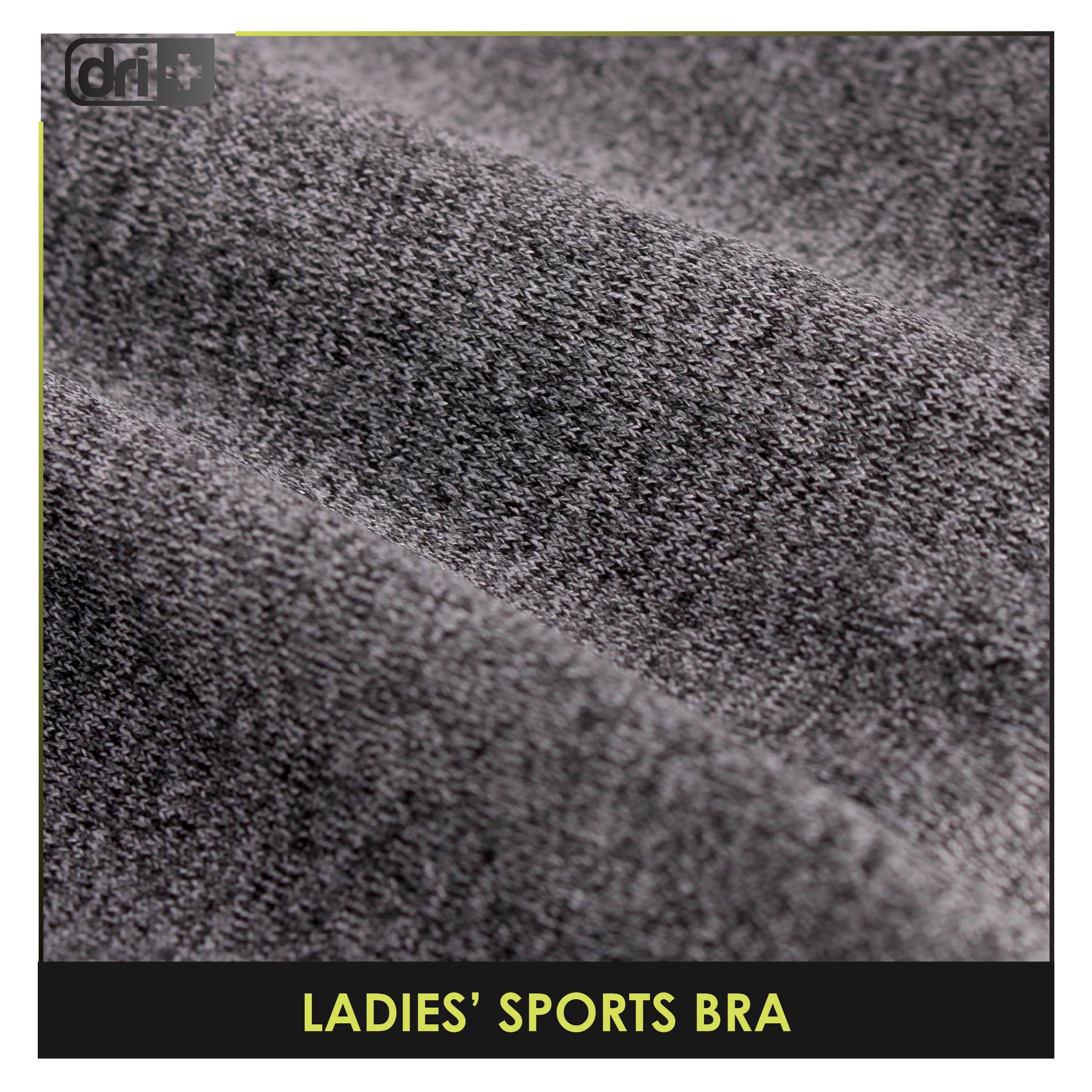 Dri plus Ladies’ Sports Bra 1 piece DULBR4201