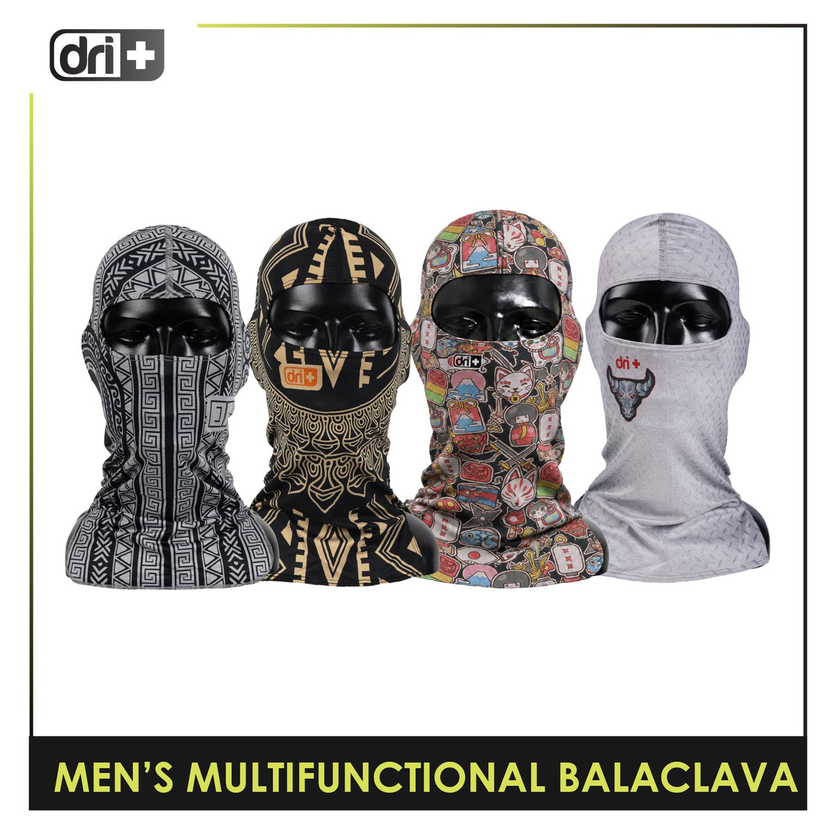 Driplus Free Assorted Balaclava BTONFREE (Free Gift, Do not buy)