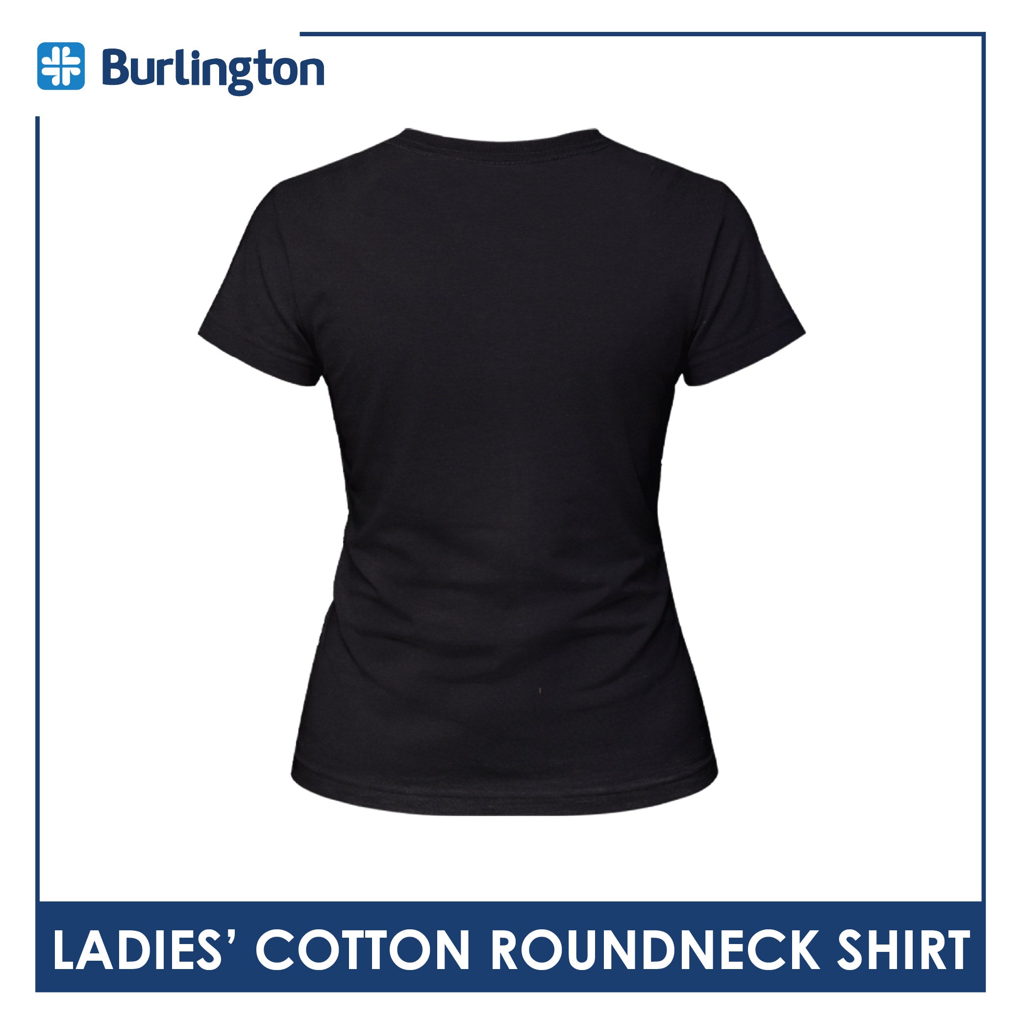 Burlington Ladies' Cotton Bearlington Women’s Month Roundneck Shirt 1pc TBLDSRWM3
