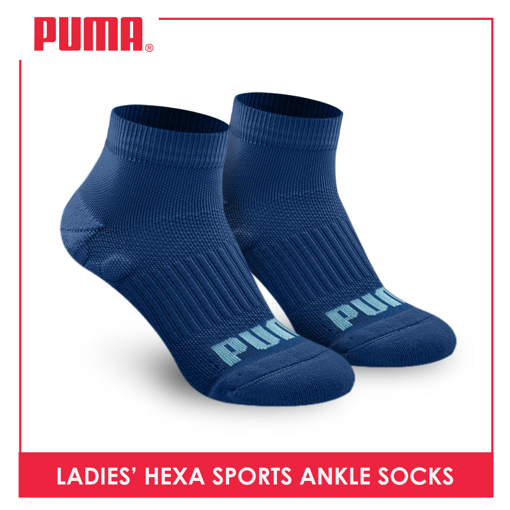 Puma Hexa Ladies' Cotton Extreme Performance Ankle Socks 1 pair PLS0103
