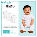 Biofresh Infants Antimicrobial Shirts 3 pieces in a pack UISRG611
