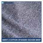 Burlington Men's Cotton Spandex Boxer Brief 1 piece GTMBBFS3 (Limited Time Offer)