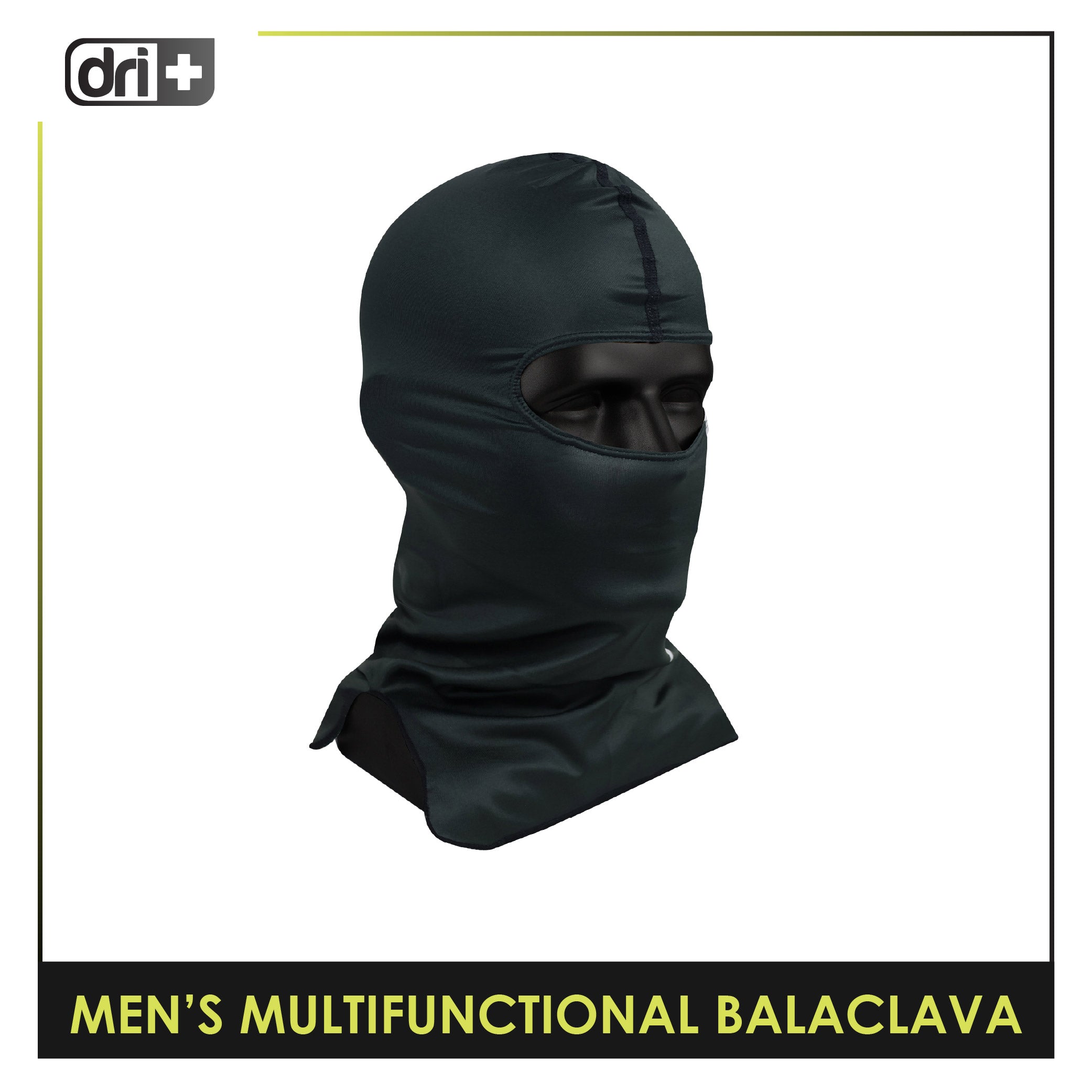 Dri Plus Men’s DRI+ Logo Multifunctional Moisture Wicking Balaclava 1 piece DUMB536