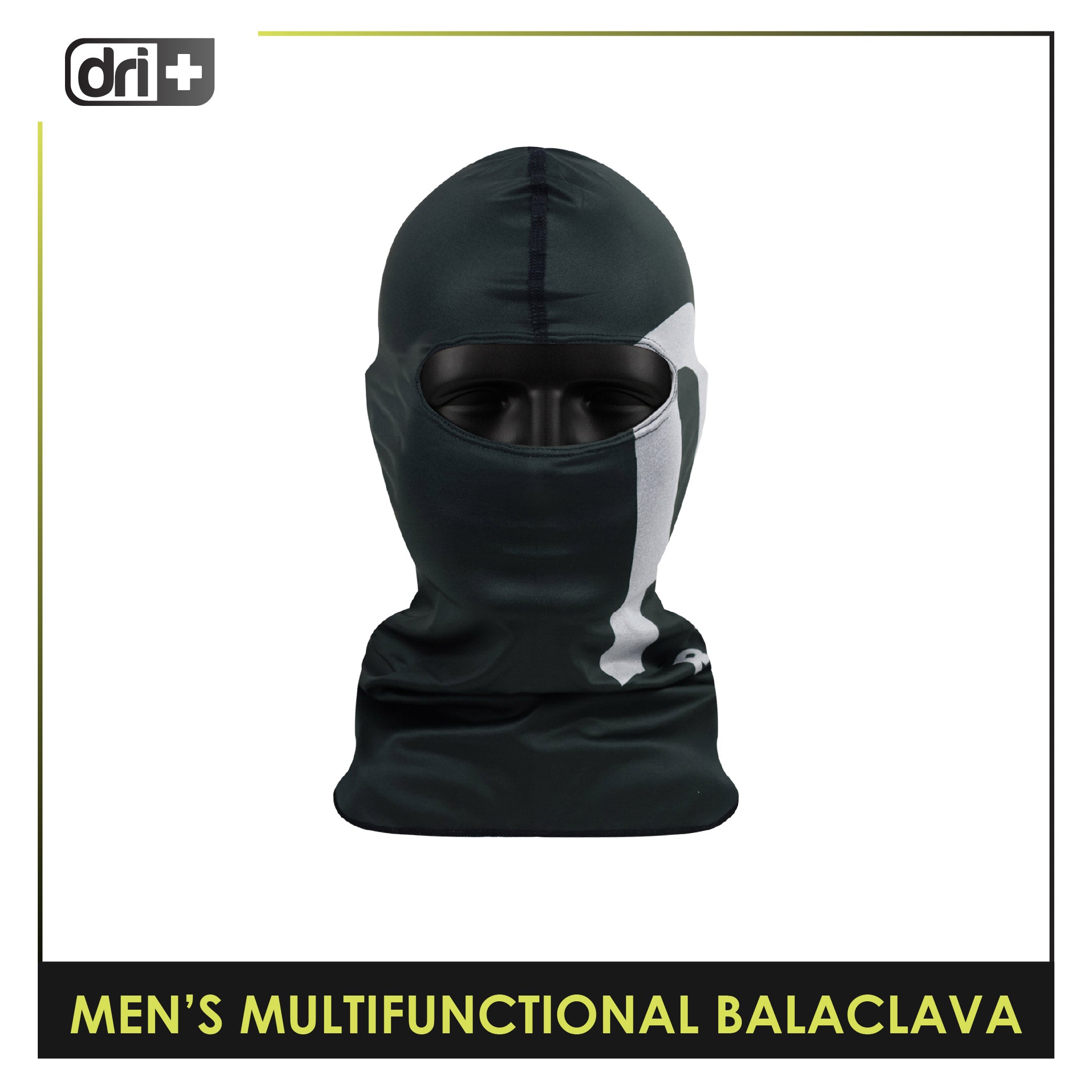 Dri Plus Men’s DRI+ Logo Multifunctional Moisture Wicking Balaclava 1 piece DUMB536
