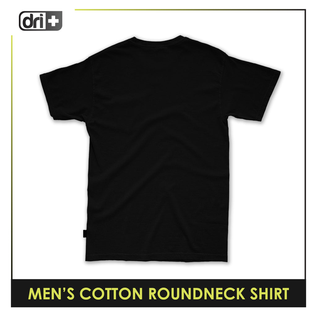 Dri Plus Men’s Anti-Odor Sweat Wicking Cotton The Dri+ logo Roundneck Shirt 1 piece DUMSRC5312