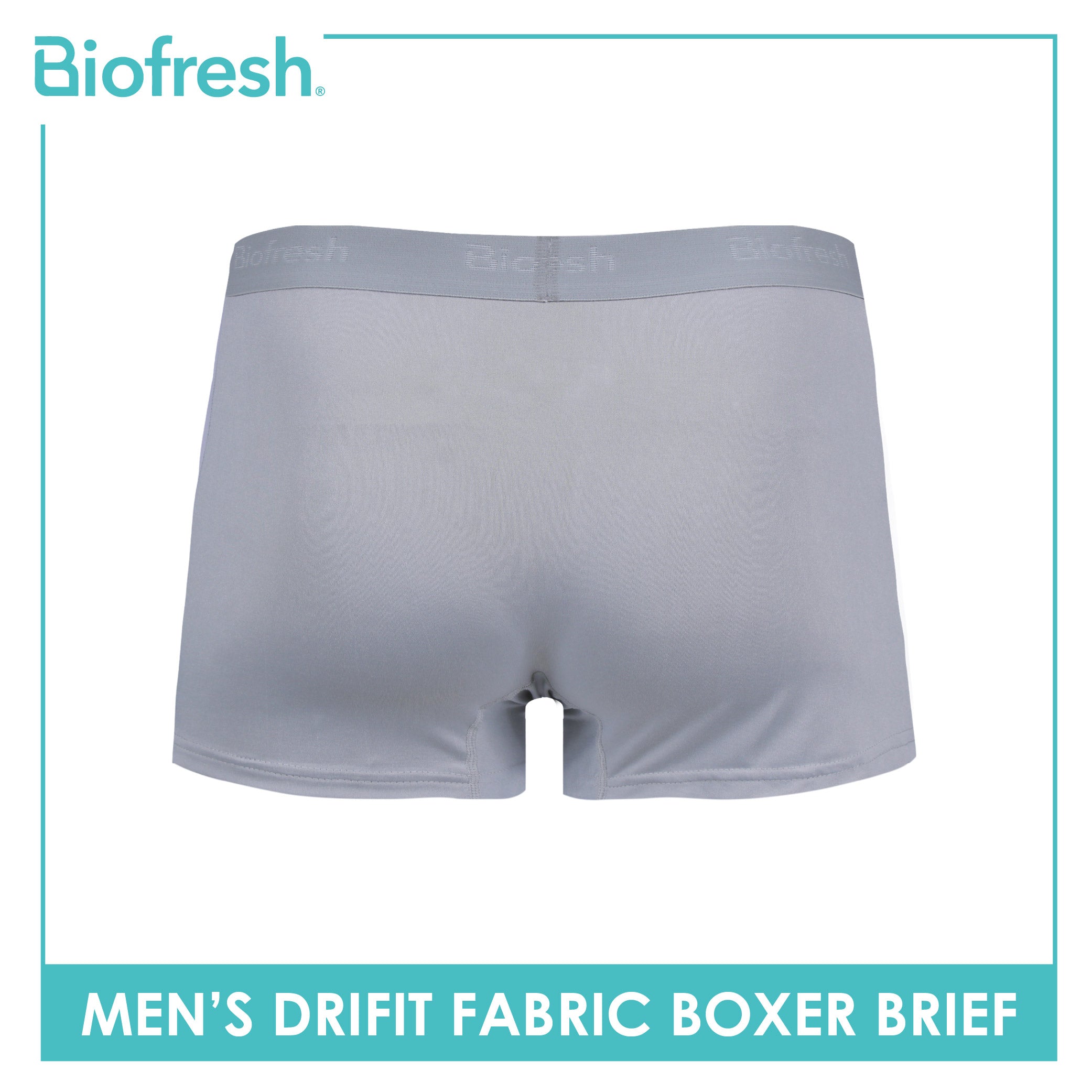 Biofresh Men's Antimicrobial Drifit Boxer Brief 1 piece UMBBFS6 (Limited Time Offer)