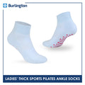 Burlington Ladies’ Pilates Thick Sports Ankle Socks 1 pair BLGS631
