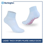 Burlington Ladies’ Pilates Thick Sports Ankle Socks 1 pair BLGS631