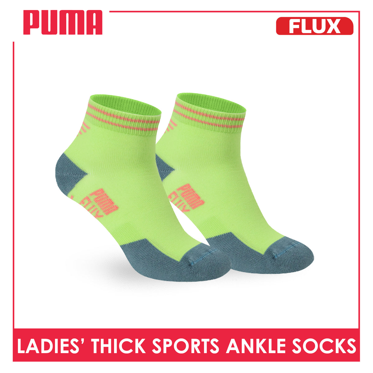 Puma Flux Ladies' Cotton Thick Sports Ankle Socks 1 pair ZLSK611