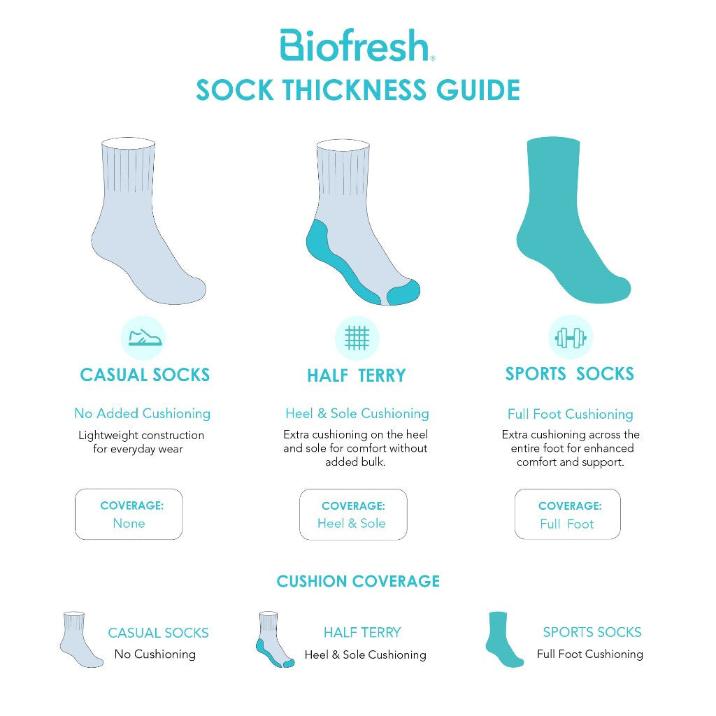 Biofresh Boys' Antimicrobial Cotton Thin Casual Ankle Socks 3 pairs in 1 pack RBCG616
