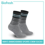 Biofresh Men's Antimicrobial Cotton Extreme Performance Ankle Socks 3 pairs in a pack RMSEG4402
