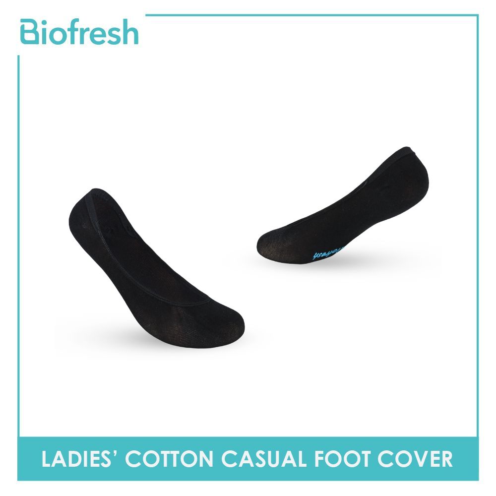 Biofresh Ladies' Sweat Absorbent No Show Lite Thin Casual Socks 3 pairs in a pack RLFG1