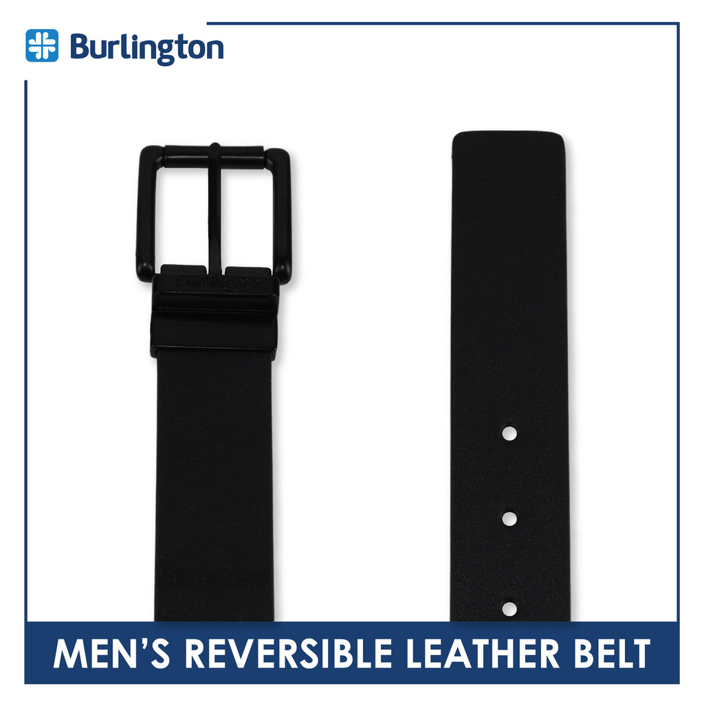 Burlington Men's Reversible Genuine Leather Belt 1 piece JMLR511