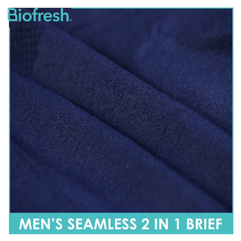 Biofresh Men's OVERRUNS Seamless Classic Brief 2 pieces in a pack UMBCSGCO1