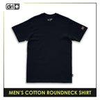 Dri Plus Men’s Anti-Odor Sweat Wicking Cotton Plain Roundneck Shirt 1 piece DUMSRC523