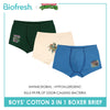 Biofresh | TMNT Boys’ Antimicrobial Cotton Boxer Brief 3 pieces in a pack NTBBBG533