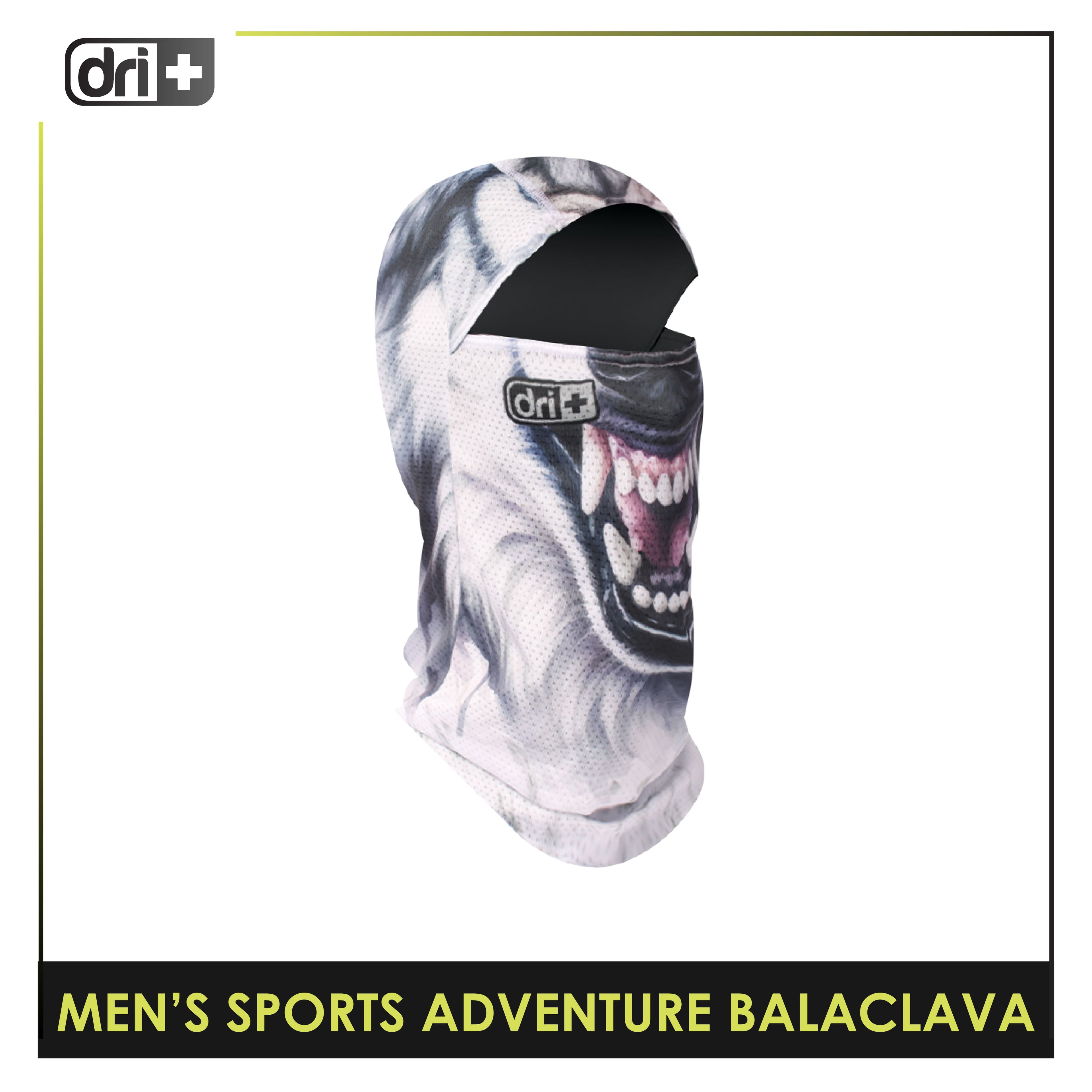 Dri Plus Men’s Wolf S-ADV Multifunctional Moisture Wicking Balaclava 1 piece DUMB531