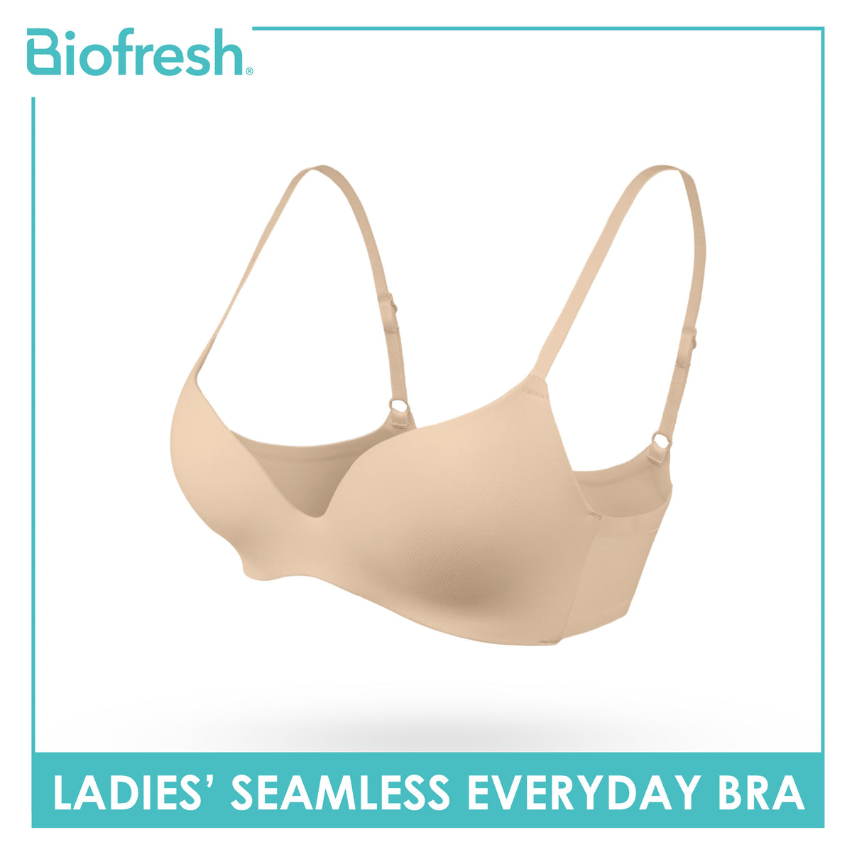 Biofresh Ladies’ Antimicrobial Seamless Everyday Bra 1 piece ULBR622