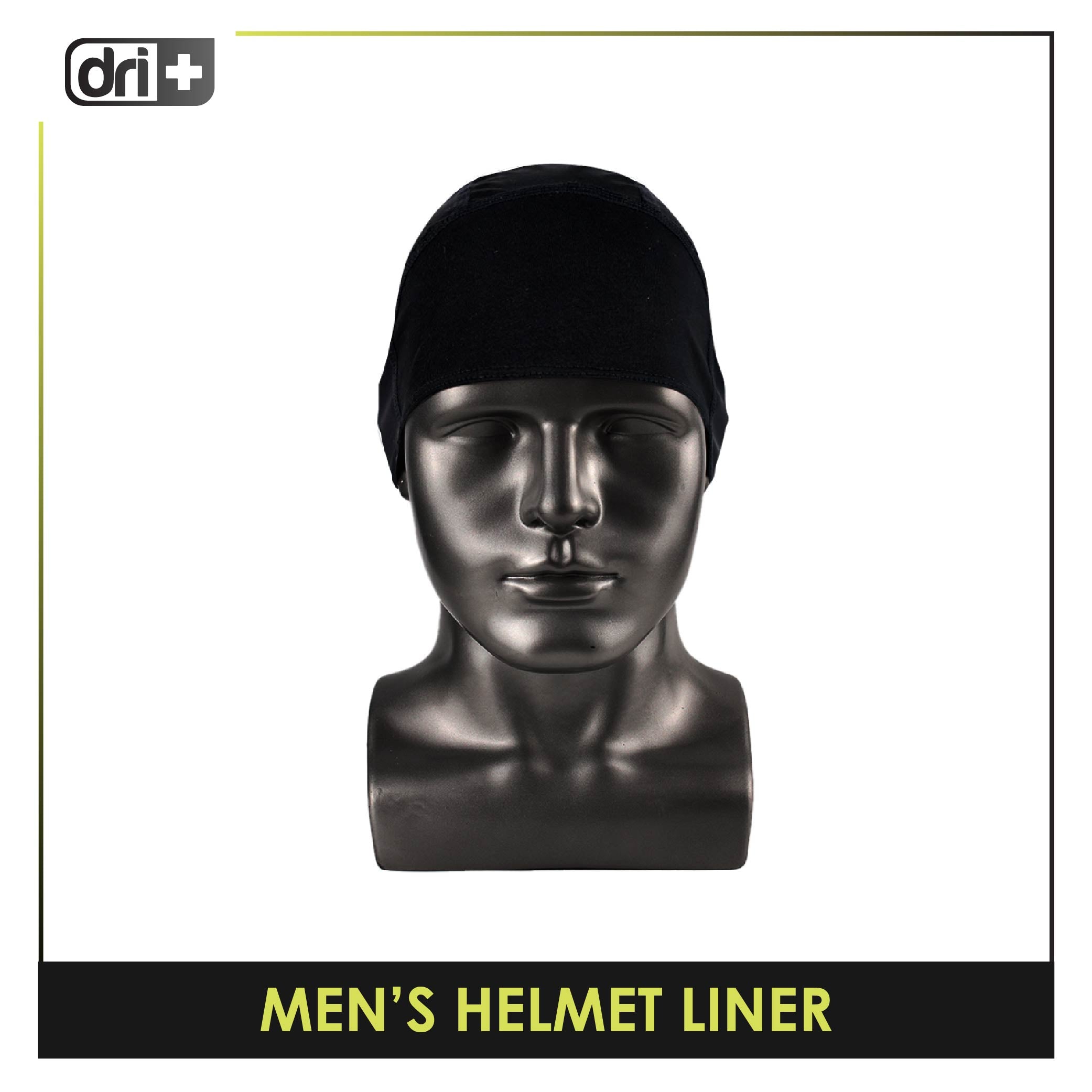 Dri Plus Men's Washable Moisture Wicking Helmet Liner Cap 1 piece DUMHL612