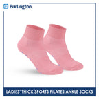 Burlington Ladies’ Pilates Thick Sports Ankle Socks 1 pair BLGS631