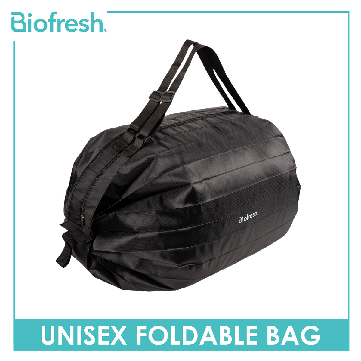 Biofresh Unisex Antimicrobial Foldable Bag 1 piece RFBAG