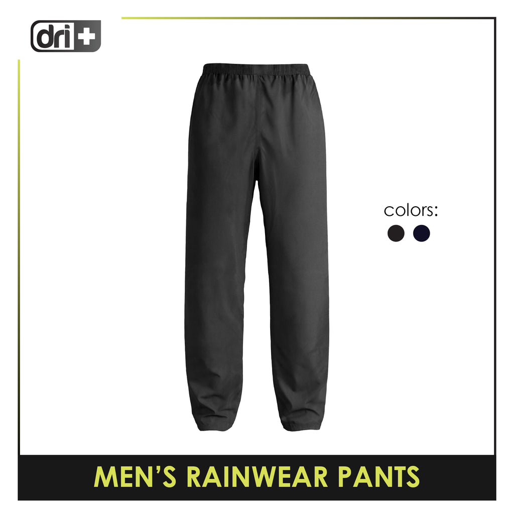 Dri Plus Men’s Lightweight Quick Dri Rainstorm Waterproof Rainwear Pants 1 piece DMRWP531
