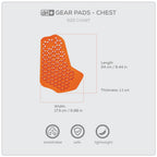 Dri Plus Men's Chest Gear Pads 1 pair AMGAC